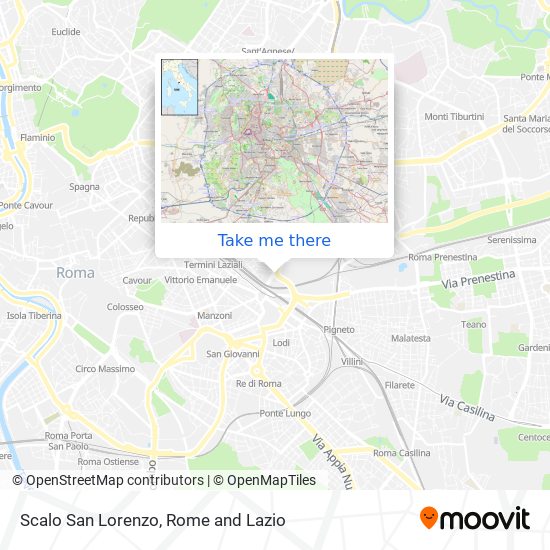 Scalo San Lorenzo map