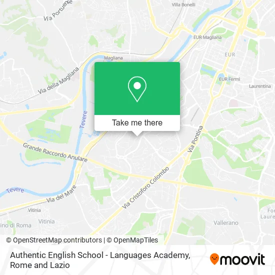 Authentic English School - Languages Academy map