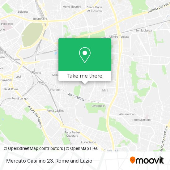 Mercato Casilino 23 map
