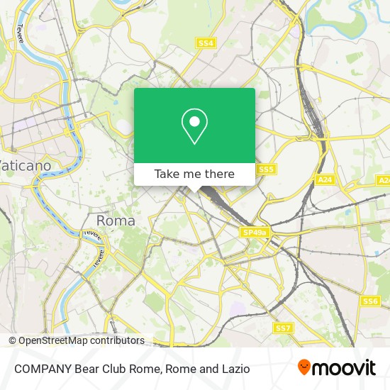 COMPANY Bear Club Rome map