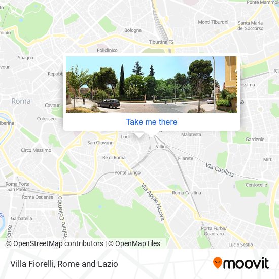 Villa Fiorelli map