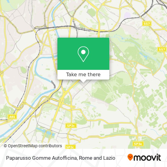Paparusso Gomme Autofficina map