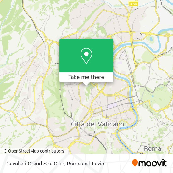 Cavalieri Grand Spa Club map