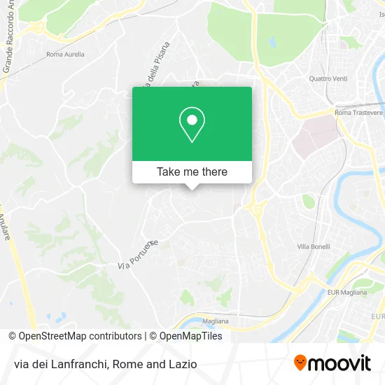 Via dei Lanfranchi map
