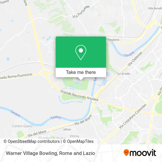 Warner Village Bowling map