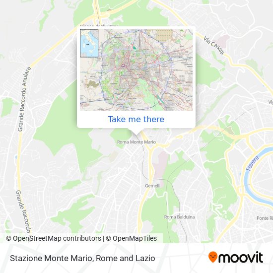 Stazione Monte Mario map