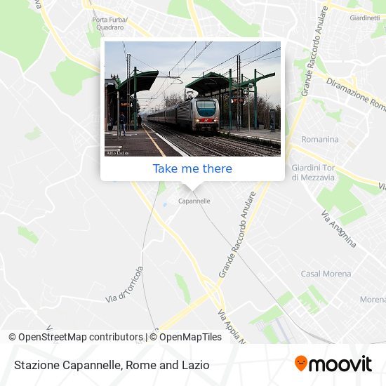 Stazione Capannelle map