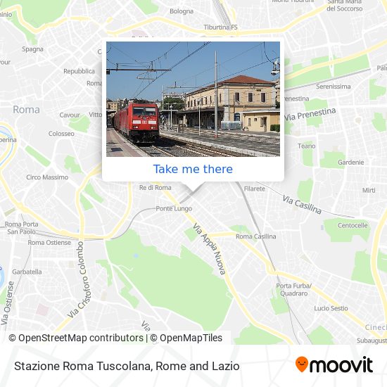Stazione Roma Tuscolana map