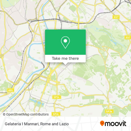 Gelateria I Mannari map