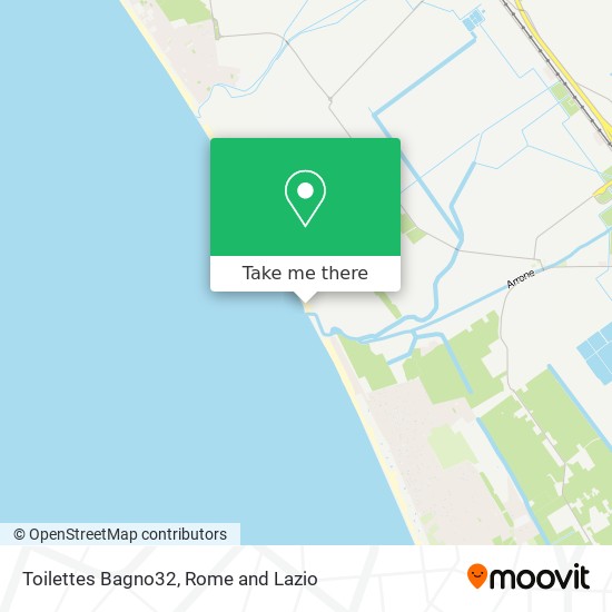 Toilettes Bagno32 map