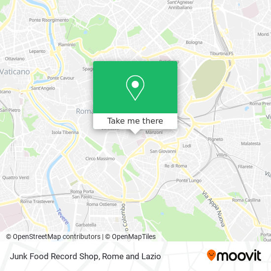 Junk Food Record Shop map