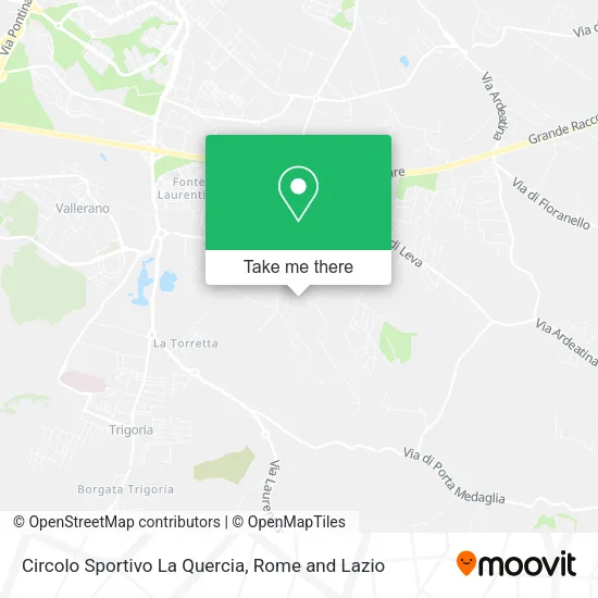 Circolo Sportivo La Quercia map