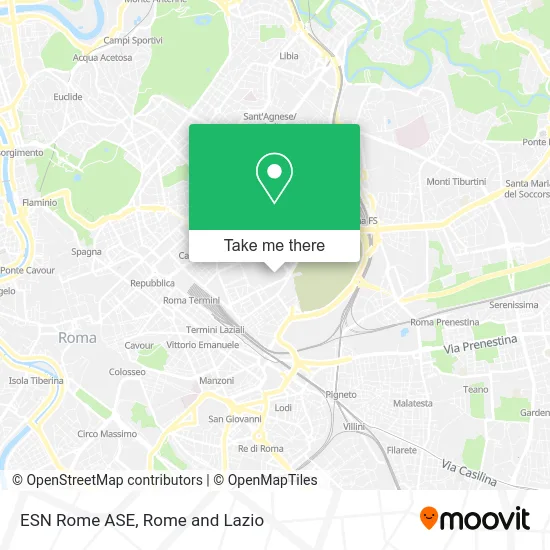 ESN Rome ASE map