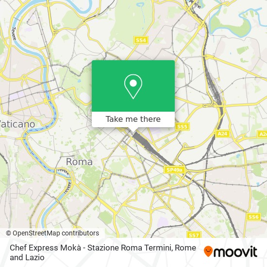 Chef Express Mokà - Stazione Roma Termini map
