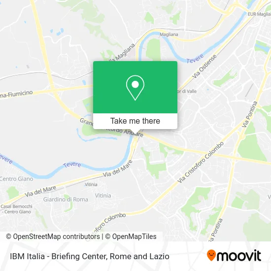 IBM Italy - Briefing Center map