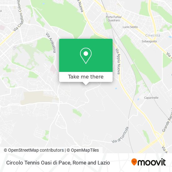 Circolo Tennis Oasi di Pace map