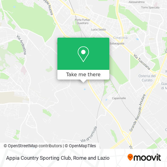 Appia Country Sporting Club map