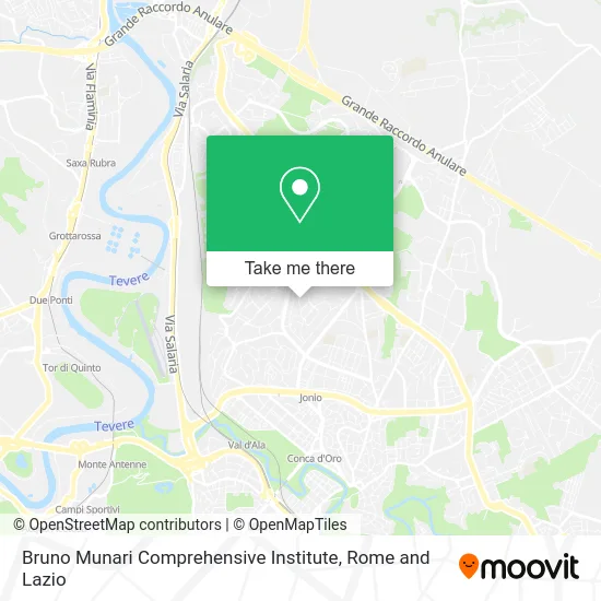 Bruno Munari Comprehensive Institute map