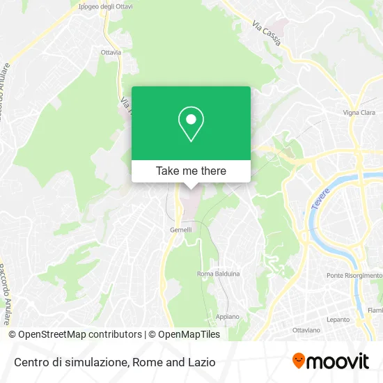 Simulation Center map