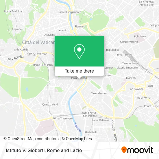 V. Gioberti Institute map