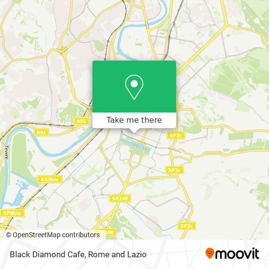 Black Diamond Cafe map