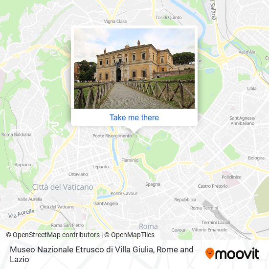Museo Nazionale Etrusco di Villa Giulia map