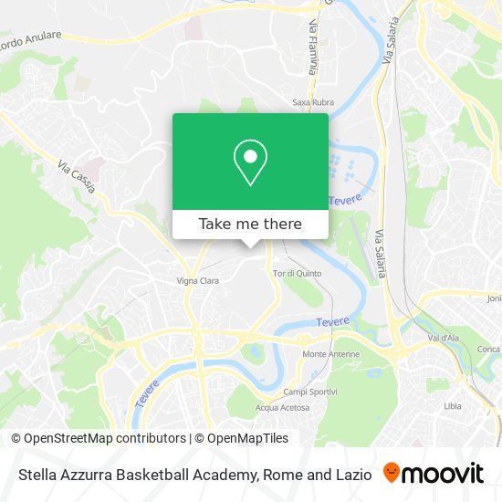 Stella Azzurra Basketball Academy map
