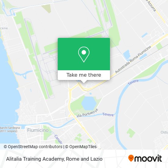 Alitalia Training Academy map