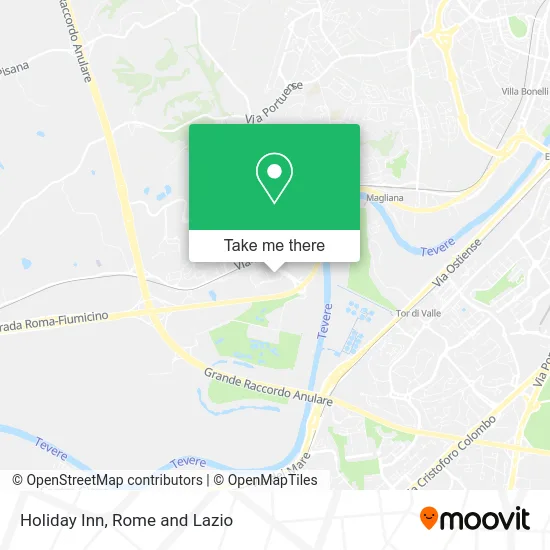 Holiday Inn map