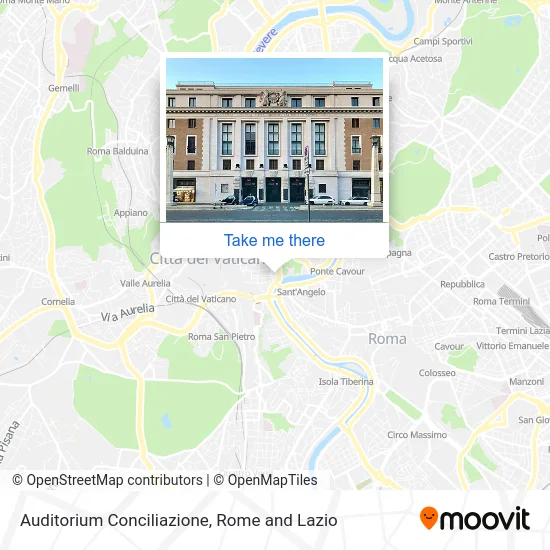 Conciliation Auditorium map