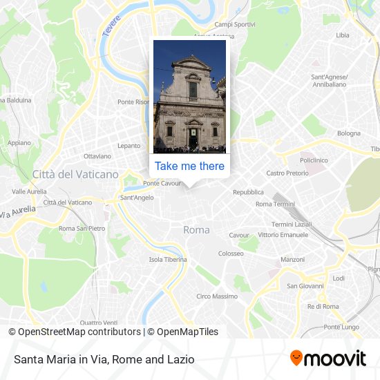 Santa Maria in Via map