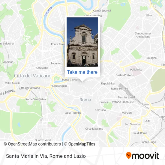 Santa Maria in Via map
