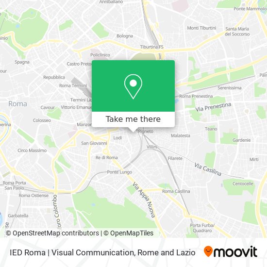 IED Roma | Visual Communication map