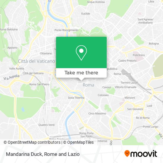 Mandarina Duck map