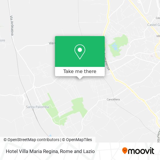 Hotel Villa Maria Regina map