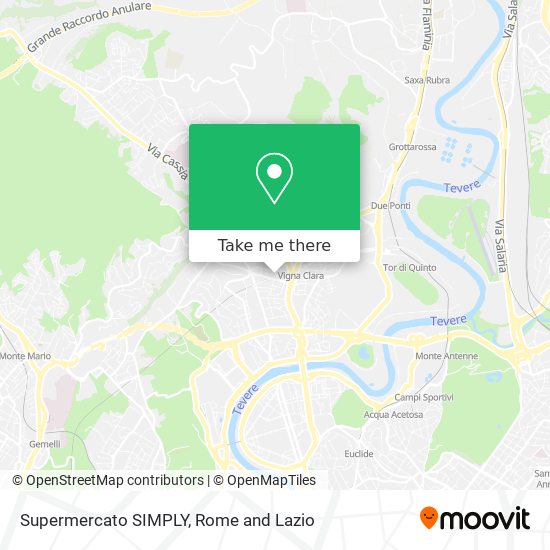 Supermercato SIMPLY map