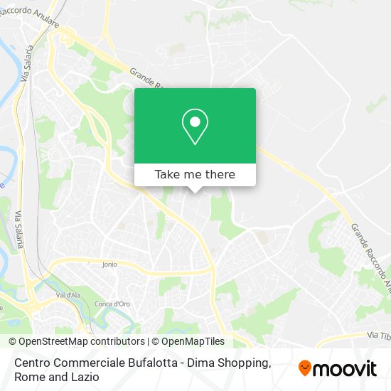Centro Commerciale Bufalotta - Dima Shopping map