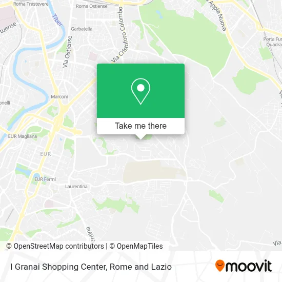 I Granai Shopping Center map