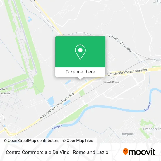 Da Vinci Shopping Center map