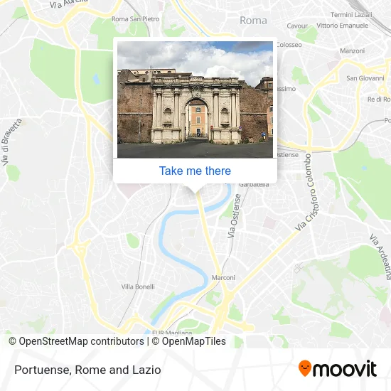 Portuense map