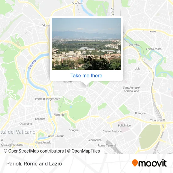 Parioli map