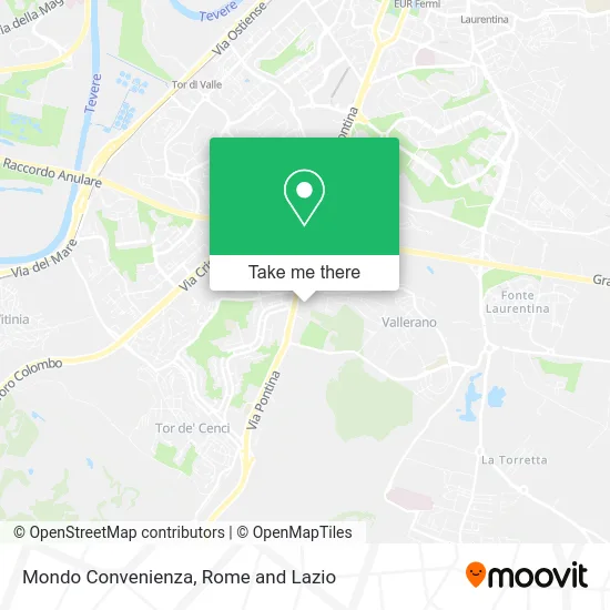 Mondo Convenienza map