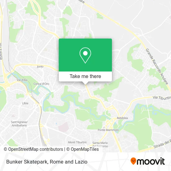 Bunker Skatepark map