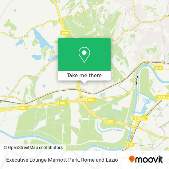 Executive Lounge Marriott Park map