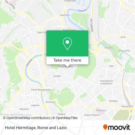 Hotel Hermitage map