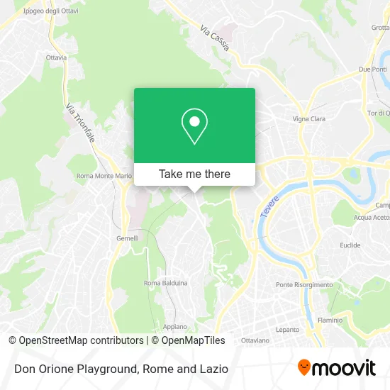 Don Orione Playground map