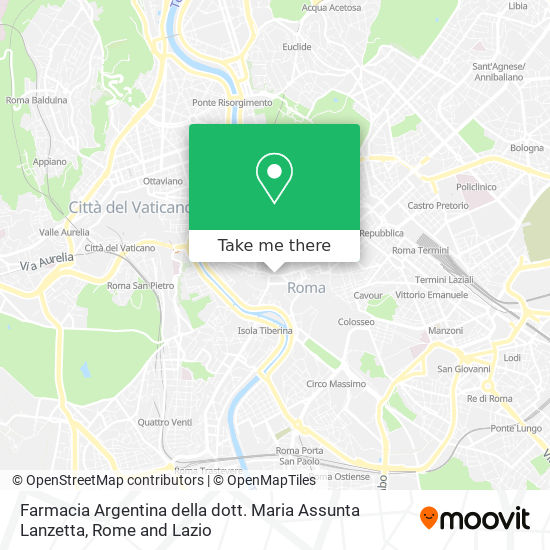 Farmacia Argentina della dott. Maria Assunta Lanzetta map