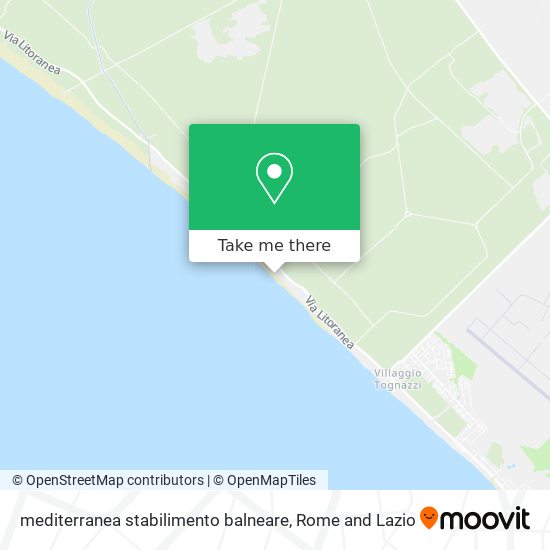mediterranea stabilimento balneare map