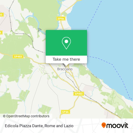 Edicola Piazza Dante map