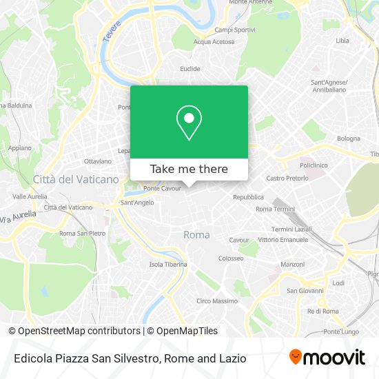 Edicola Piazza San Silvestro map